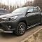 Защита оригинальных порогов 42,4 мм. Revo - Toyota Hilux 2015-2024 - Защита порогов - 