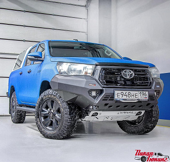 Toyota Hilux / Бампер передний / Бампер передний алюминиевый для EXCLUSIVE