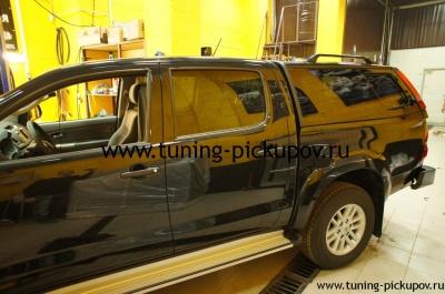 Кунг SUV PLUS V4 + доп стоп сигналы + стеклоочиститель - Toyota Hilux 2011-2015 - Кунги - 