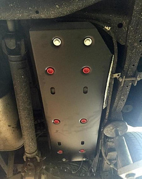 Mitsubishi / L200 2015-2024 / Защита ДВС, РК, КПП, Т.Б. / Защита бака стальная