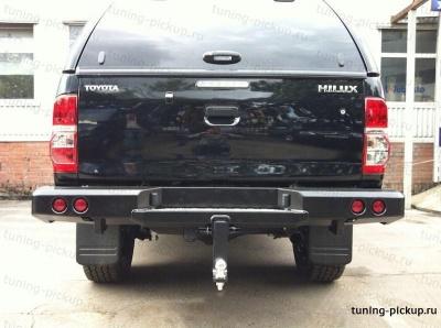 Бампер задний усиленный DDR - Toyota Hilux 2011-2015 - Бампер задний - 