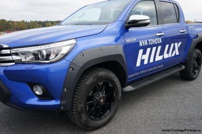 Расширители колесных арок (с фальш-болтами) - Toyota Hilux 2015-2023 - Расширители колесных арок - 