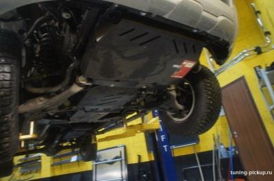 Защита картера ДВС, КП для пикапа - Ford Ranger - Защита - 