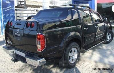 Крышка Grandbox VIP (диодная оптика) - Nissan Navara - Крышка кузова - 