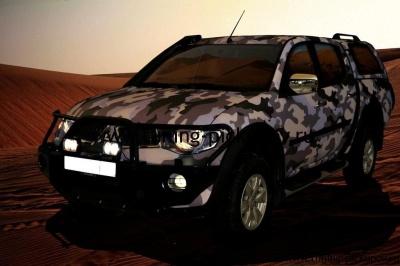 Оклейка виниловой пленкой - Mitsubishi L200 2015-2024 - Оклейка пленкой, тонировка - 