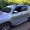 Рейлинги из алюминиевых труб Maxport Chrome - Toyota Hilux 2015-2024 - Рейлинги - 