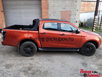 Isuzu D Max / Крышки / Дуга узкая с защитой стекла под крышку HAL для пикапа Isuzu D-Max 3 gen.