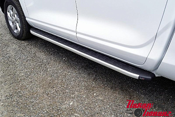 Great Wall / Пороги / Пороги для GW Poer King Kong / Пороги алюминиевые с пластиковой накладкой 2020 мм для Poer King Kong