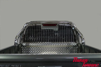 Great Wall / Защитные дуги в кузов пикапа / Дуги для Wingle 7 / Защита кузова и заднего стекла (без надписи) 76,1 мм для Wingle 7