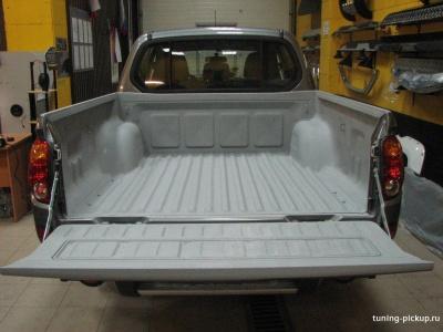 Обработка грузового отсека антигравием - Fiat FullBack - Обработка грузового отсека - 