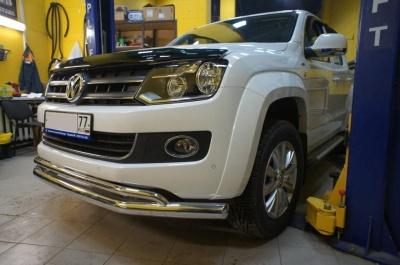 Защита переднего бампера ST017 ARROW - Volkswagen Amarok - Защита переднего бампера - 