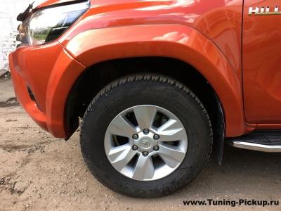 Расширители колесных арок - Toyota Hilux 2015-2024 - Расширители колесных арок - 
