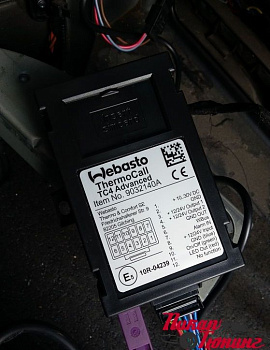 Toyota Hilux / Предпусковой подогреватель / GSM модуль ДУ ThermoCall 4 Advanced.