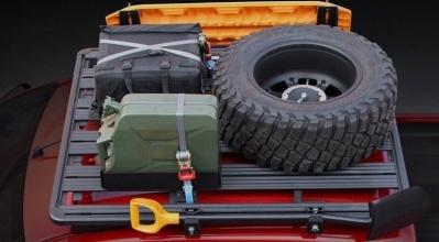 Багажник алюминиевый (платформа с креплением) 1235x1430 - Mitsubishi L200 2015-2024 - Багажник экспедиционный - 