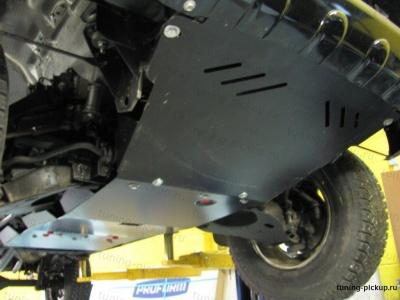 Защита картера ДВС, КПП для пикапа - Nissan NP300 - Защита - 