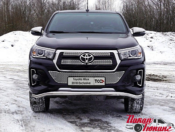 Toyota Hilux / Защита переднего бампера / Защита переднего бампера (волна) 60,3 мм