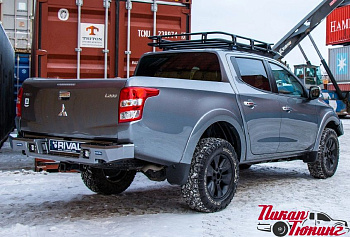 Mitsubishi / L200 2015-2024 / Бампер задний / Бампер задний усиленный (алюминиевый) на а.м. до 18г.в.