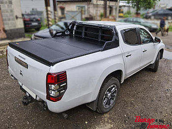 Mitsubishi / L200 2015-2024 / Крышки кузова / 4х секционная алюминиевая крышка PRO