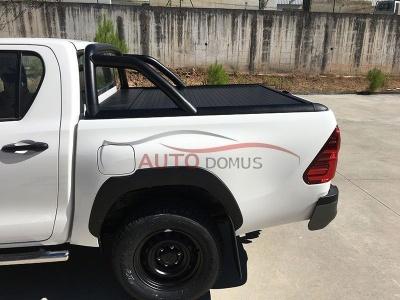 Крышка Top Roll Bar (silver / black) с дугами (silver / black) Toyota Hilux 2015-2024