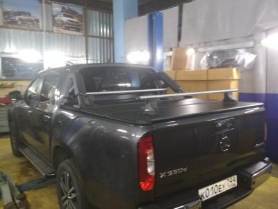 Крышка алюминиевая трехсекционная  Toyota Hilux 2015-2024