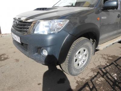 Расширители колесных арок - Toyota Hilux 2011-2015 - Расширители колесных арок - 