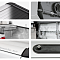 Крышка Top Roll Bar (серебристый, с черной дугой) - Mitsubishi L200 2015-2024 - Крышки кузова - 