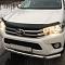 Дефлектор капота (оригинал) - Toyota Hilux 2015-2024 - Дефлекторы - 