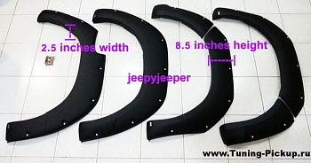 Toyota Hilux / Расширители колесных арок / Расширители колесных арок OFF-ROAD STYLE