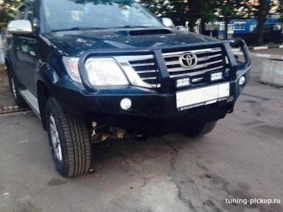 Бампер передний усиленный DDR - Toyota Hilux 2011-2015 - Бампер передний - 