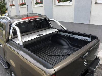 Крышка "TOP ROLL"  (серебристая) с серебристой дугой - Mercedes X-Class - Крышки кузова - 