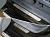  Накладки на пороги (лист шлифованный с полосой) - Mercedes X-Class - Накладки