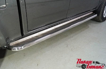 Great Wall / Пороги / Пороги для Wingle 7 / Пороги с площадкой (нерж. лист) 60,3 мм для Wingle 7