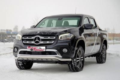 Защита переднего бампера - Mercedes X-Class - Защита переднего бампера - 