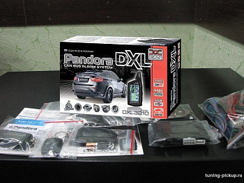 Toyota Hilux / Средства защиты от угона / Сигнализация PANDORA DXL 3210 CAN (с турботаймером)