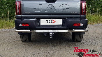JAC / T9 / Фаркоп / Фаркоп для JAC T9 (надпись JAC T9, шар E)