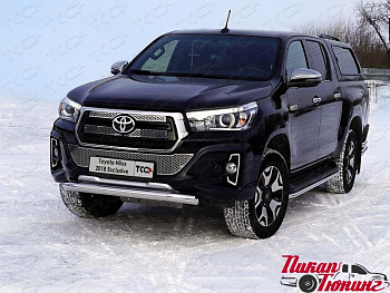 Toyota Hilux / Защита переднего бампера / Защита переднего бампера d76мм.