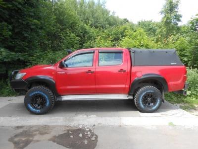 Расширители колесных арок - Toyota Hilux 2011-2015 - Расширители колесных арок - 
