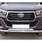 Защита переднего бампера (двойная) d76/60 для ONYX и EXCLUSIVE - Toyota Hilux 2015-2024 - Защита переднего бампера  - 